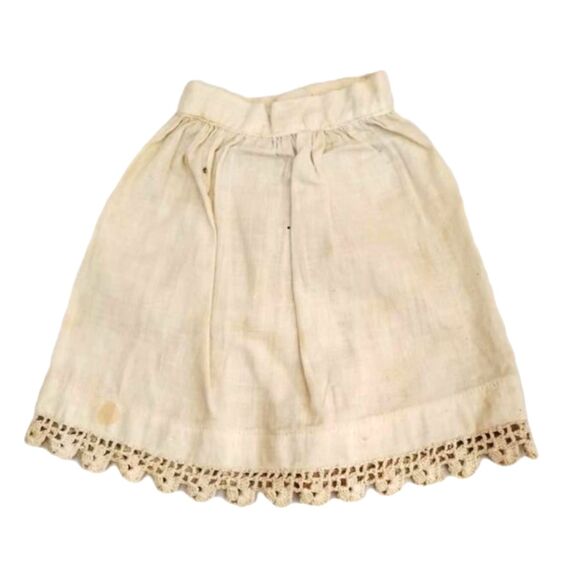 Antique Handmade Doll Petticoat, Late 1800s to Early 1900s - Picture 1 of 4